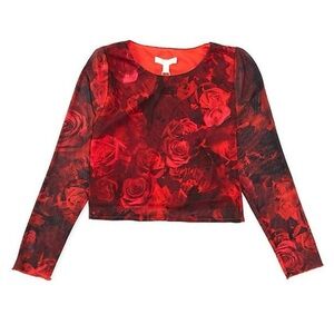 Chelsea & Violet Vibrant Red Blouse